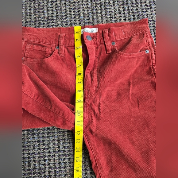 Madewell Women  Rust Corduroy Pants - Picture 7 of 11